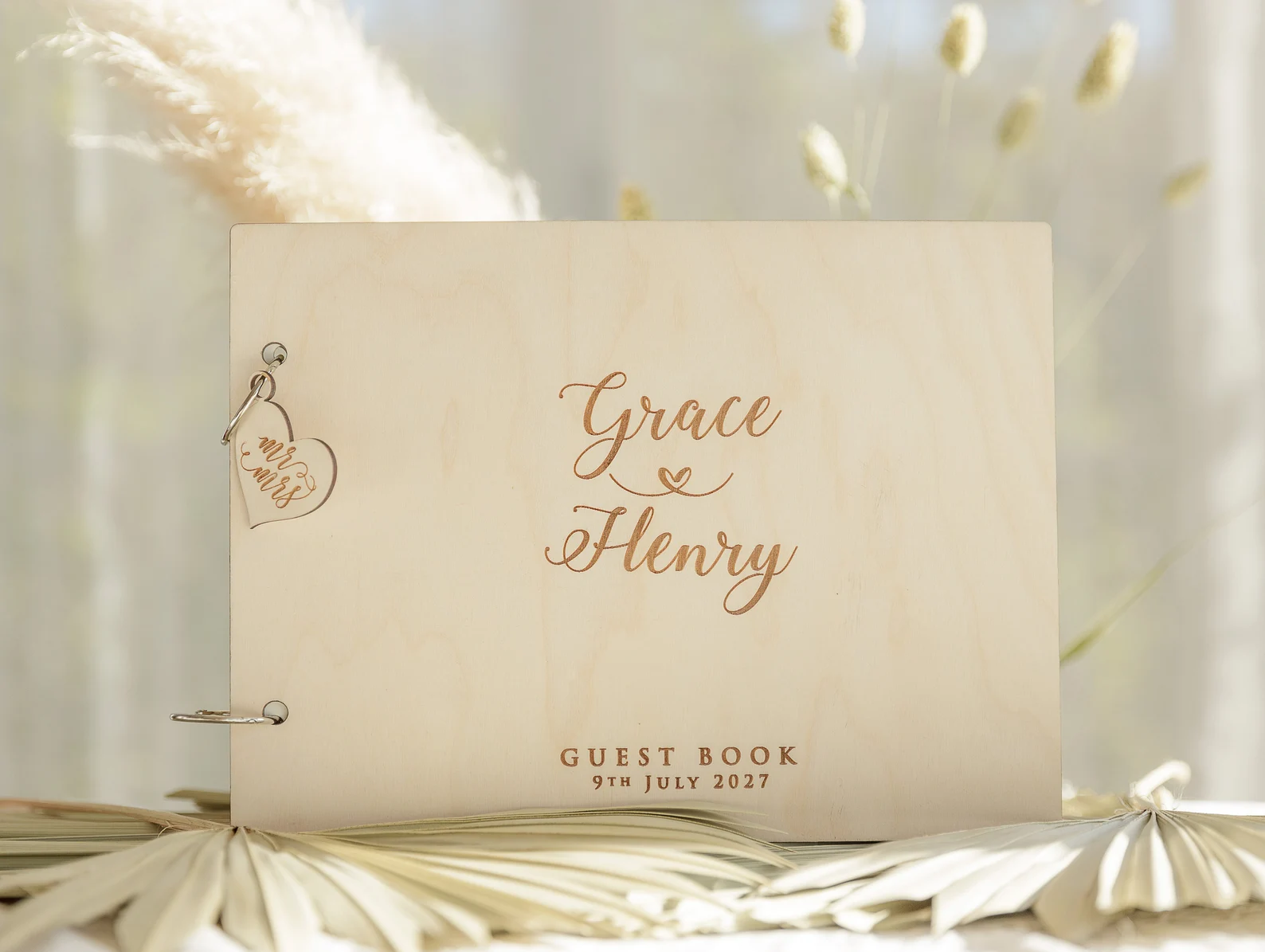 Personalized Guest Book - 결혼식 방명록 개인화 된 사진 앨범