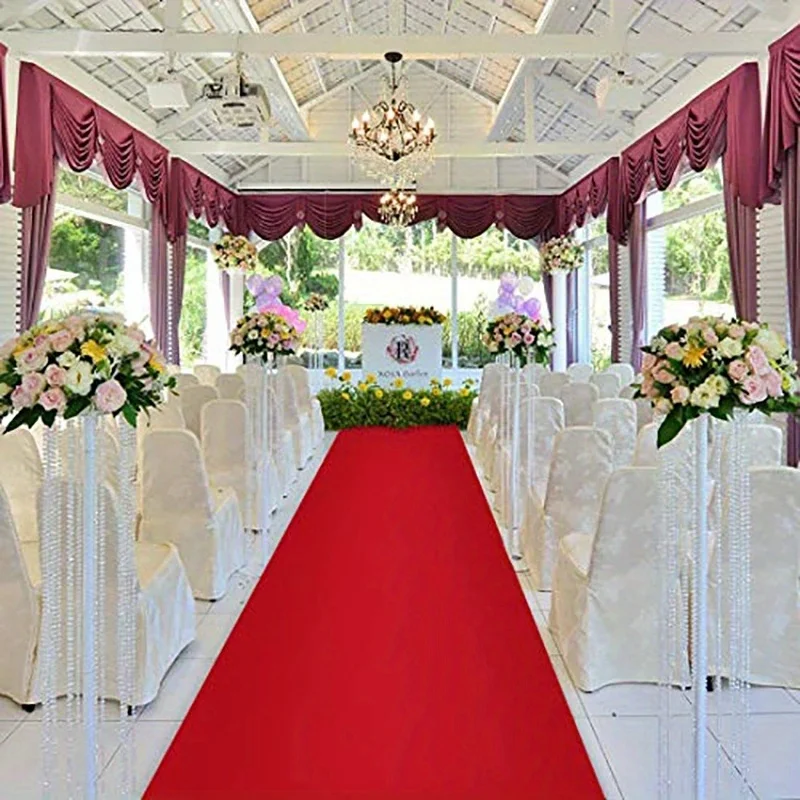 Aisle Runner White - 레드카펫 행사 무대 러그 웨딩 카펫