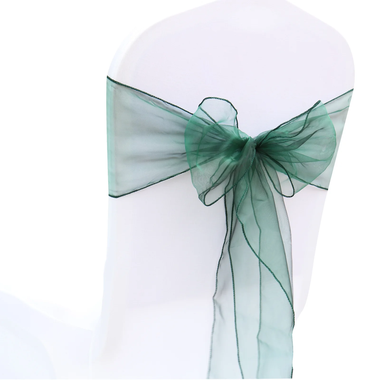 Chair Sash Organza - 도매 10/50 팩 Organza 연회 의자
