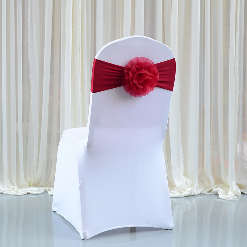 Chair Sash Organza - 10/20pc 웨딩 장식 의자 새시 백