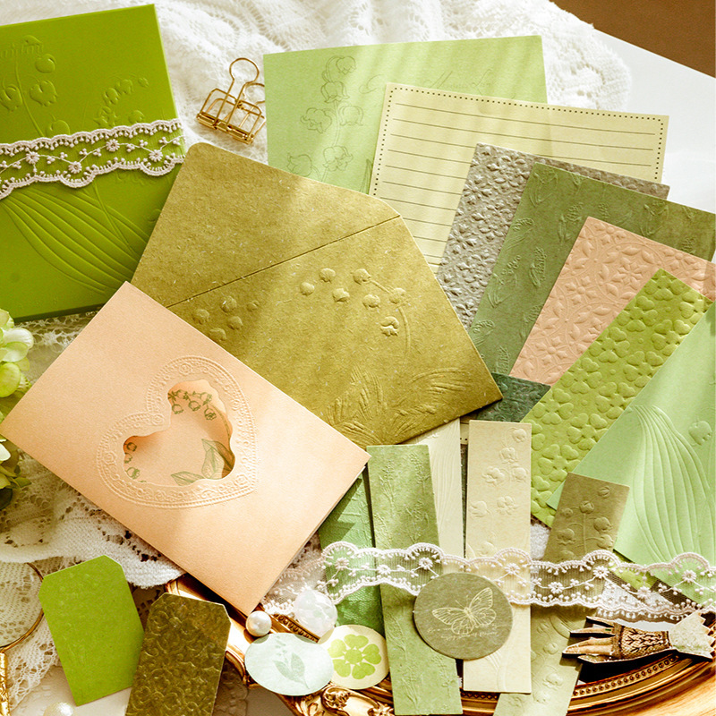 Suit Supply Wedding Party - 20Pcs 빈티지 엠보싱 질감 종이 Scrapbooking