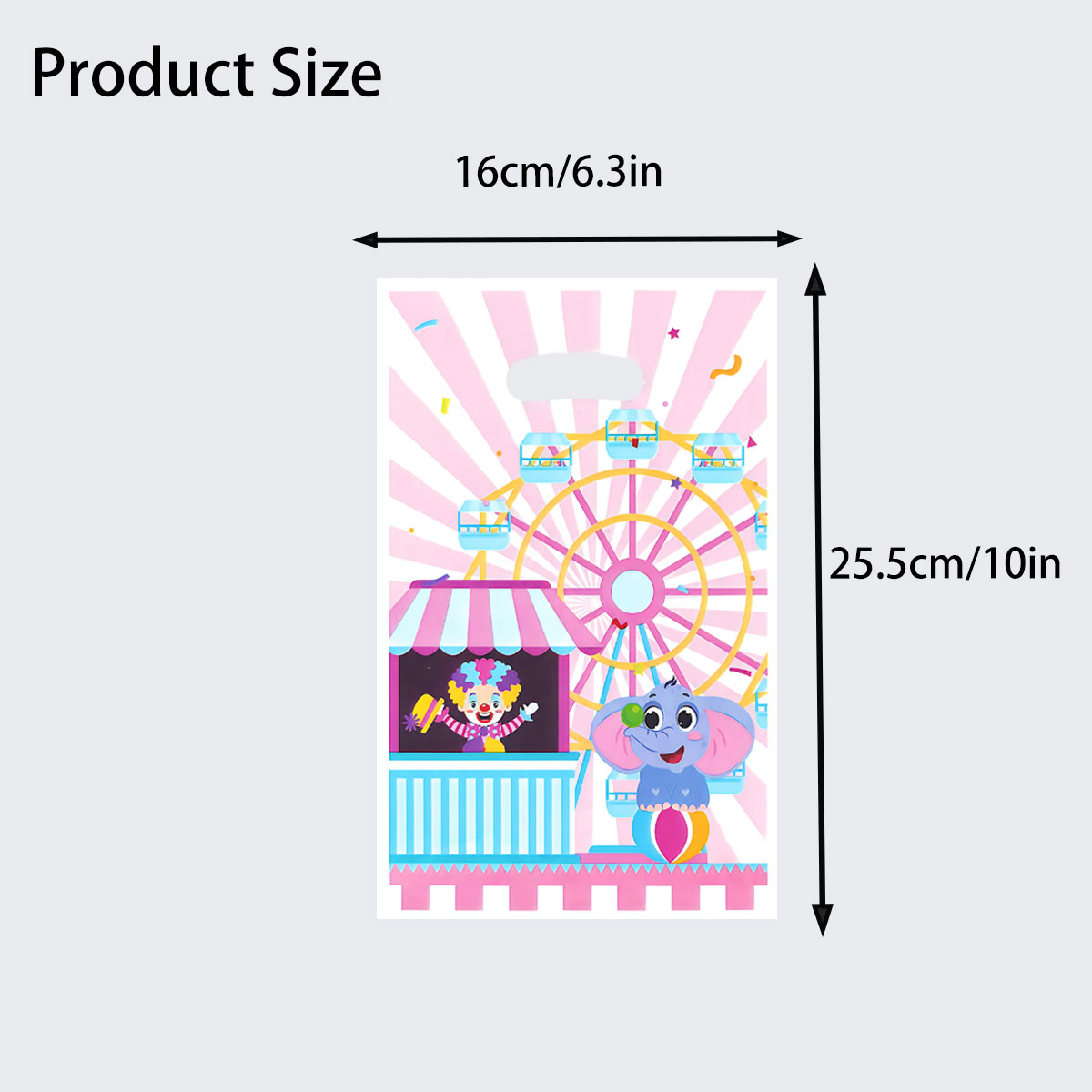 20개/40개입 파티 선물 가방, 놀이공원과 서커스 테 - The Wedding Supply Store 리뷰 및 가격