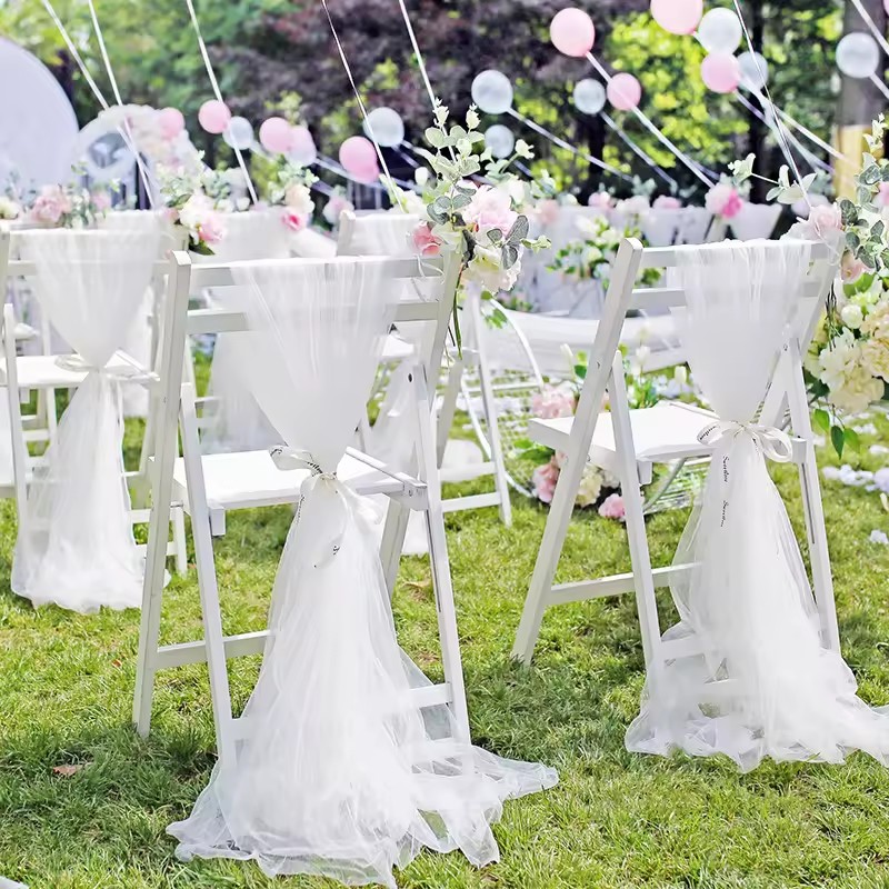 10m 웨딩 장식용 튤 롤 크리스탈 오간자 시스루 원단 - Chair Sash Organza 리뷰 및 가격