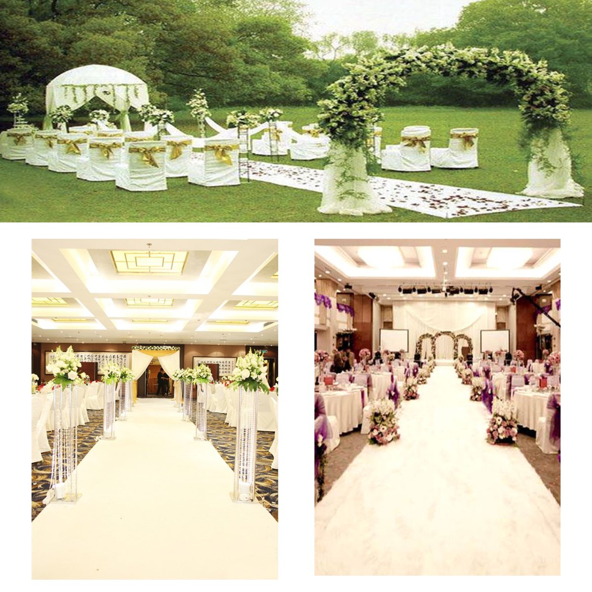 웨딩 화이트 카펫 통로 러너 카펫 안티-슬립 카펫 연회 - Aisle Runner White 리뷰 및 가격