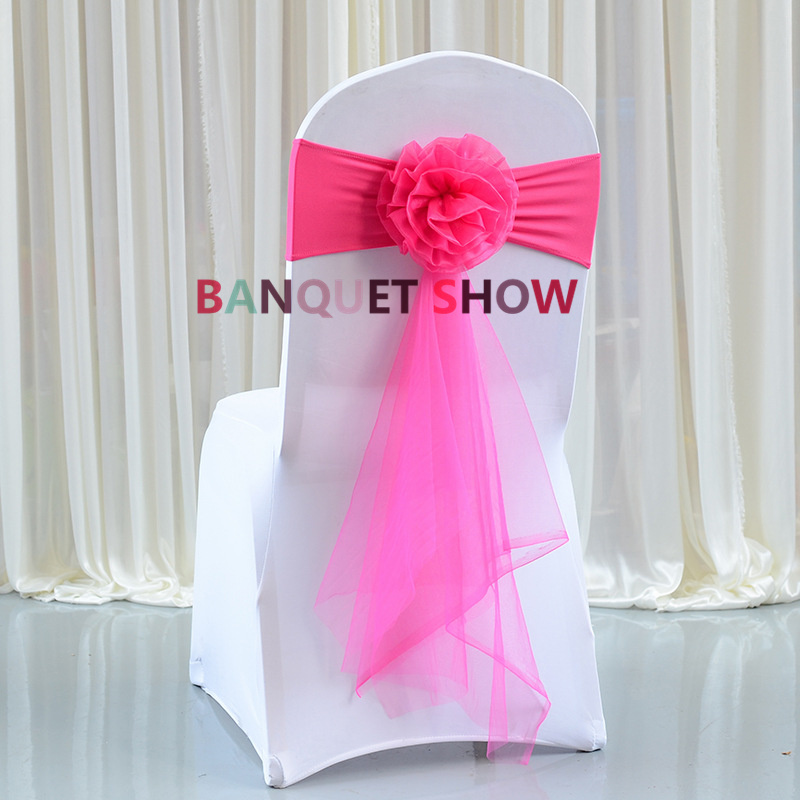 웨딩 연회용 스트레치 의자 커버 장식용 볼 장식 리크라 - Chair Sash Organza 리뷰 및 가격