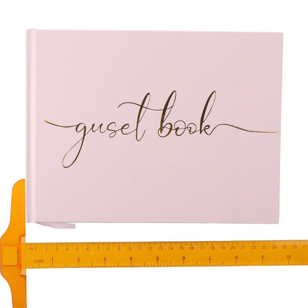 핑크 블랙 화이트 웨딩 방명록, 섬세한 종이 24.3x - Personalized Guest Book 리뷰 및 가격