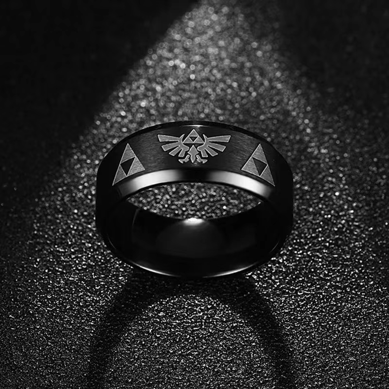 패션 애니메이션 Triforce 삼각형 밴드 반지 31 - Wedding Zone 리뷰 및 가격