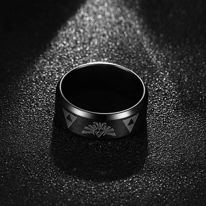패션 애니메이션 Triforce 삼각형 밴드 반지 31 - Wedding Zone 리뷰 및 가격