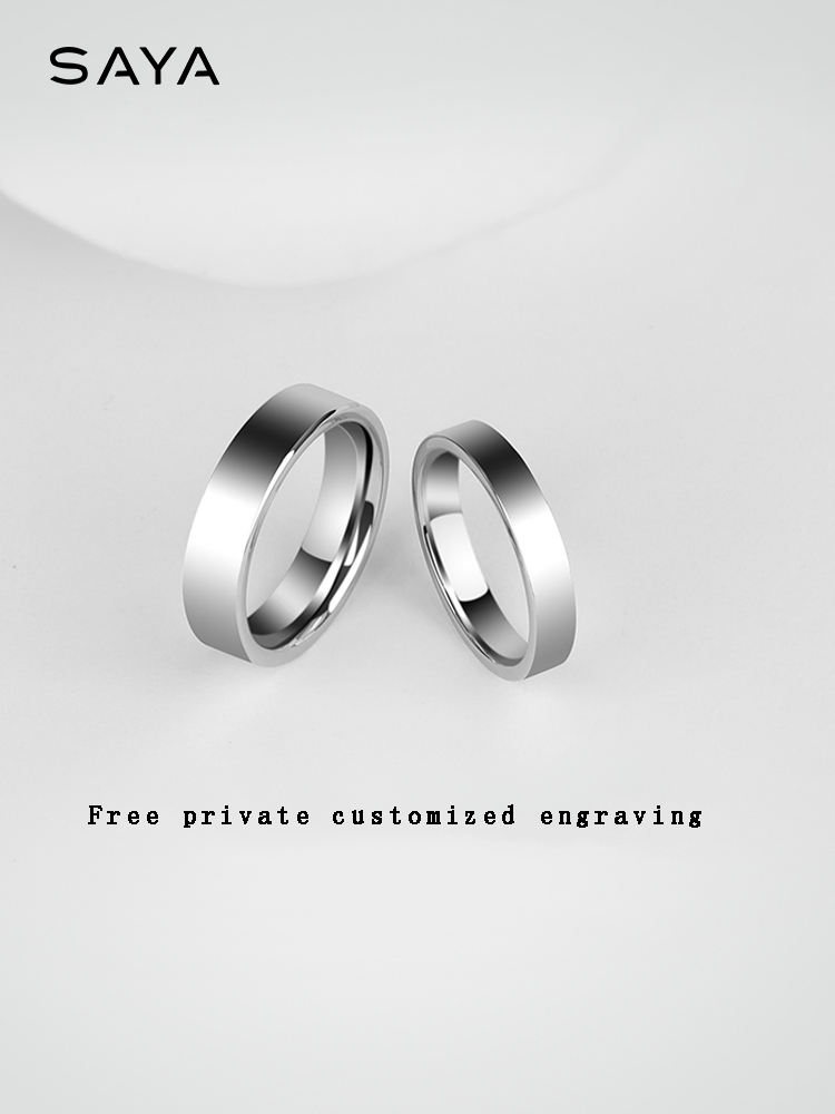 남성 여성을 위한 텅스텐 반지 결혼 보석 선물 단순 실 - Wedding Zone 리뷰 및 가격