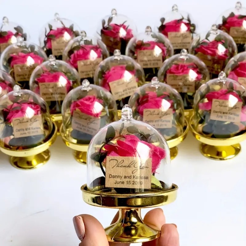 24pcs 뚜껑이 있는 미니 플라스틱 사탕 상자 파티  - Wedding Decor Supply Store 리뷰 및 가격