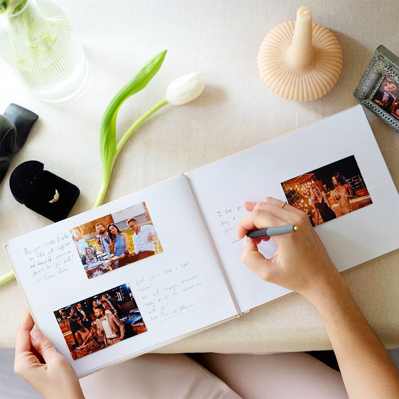 맞춤형 방명록 사진 앨범, 약혼 및 기념일 방명록, 린 - Personalized Guest Book 리뷰 및 가격