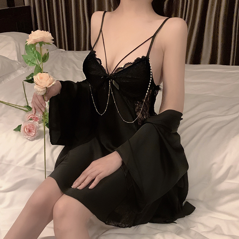 섹시한 패치 워크 레이스 웨딩 가운, 서스펜더 나이트  - Wedding Qw 리뷰 및 가격