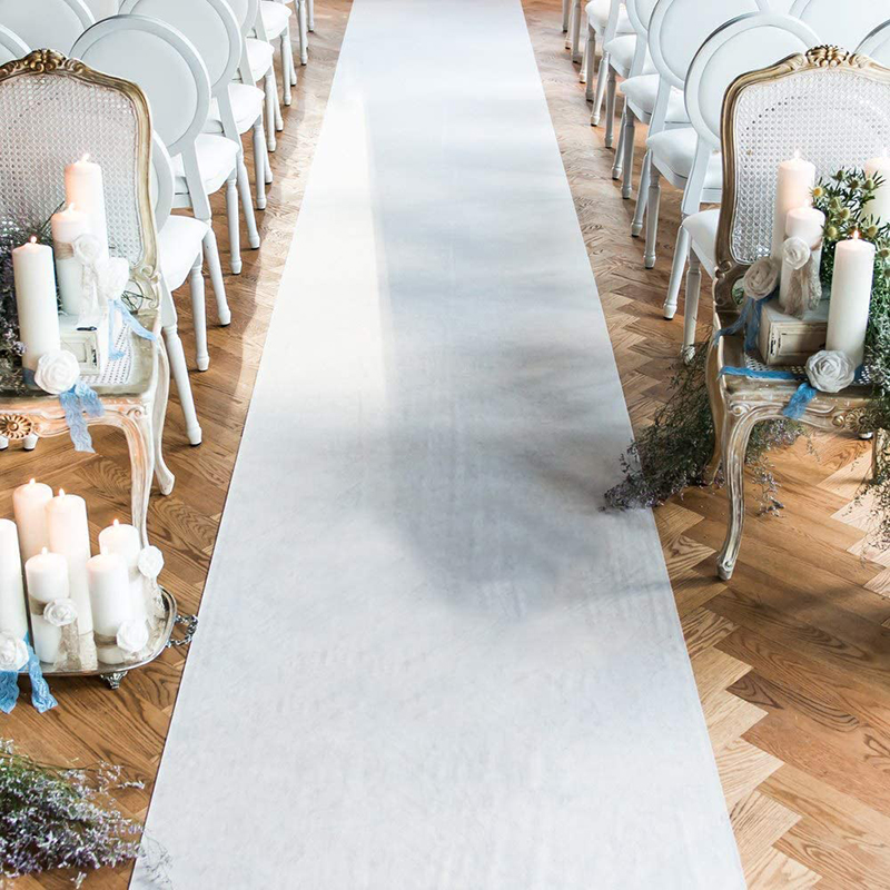 미끄럼 방지 부직포 웨딩 카펫 화이트 카펫 파티 카펫, - Aisle Runner White 리뷰 및 가격
