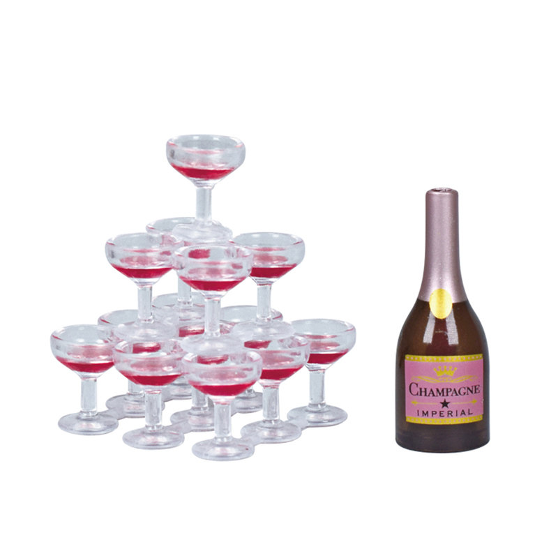 가샤폰 미니 와인잔 샴페인 타워 장식품 샤인 미니어처  - Champagne Tower Set 리뷰 및 가격