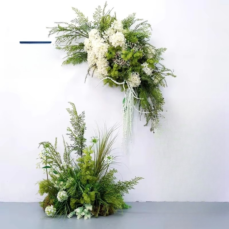 녹색 웨딩 장식 통로 인조 잔디 야외 통로 꽃 테이블  - Aisle Runner White 리뷰 및 가격