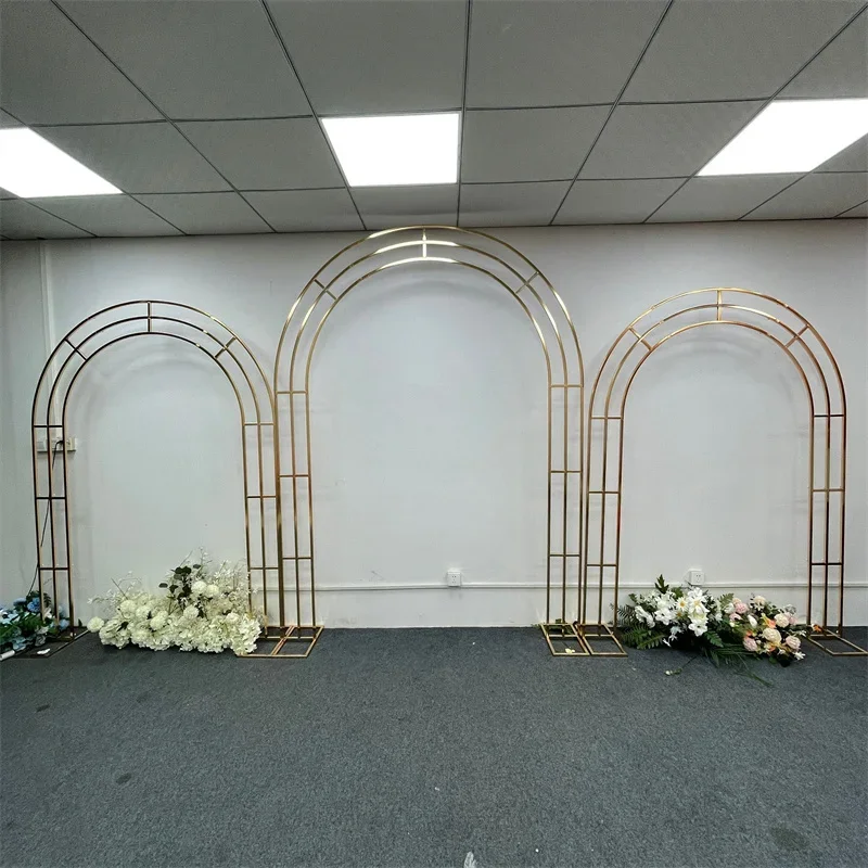 메탈릭 골드 웨딩 아치 스탠드, 웨딩 파티 스토어 크리 - Wedding Decor Supply Store 리뷰 및 가격