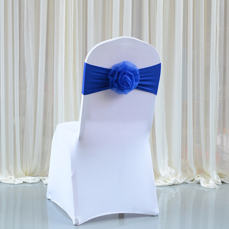 10/20pc 웨딩 장식 의자 새시 백 플라워와 나비  - Chair Sash Organza 리뷰 및 가격