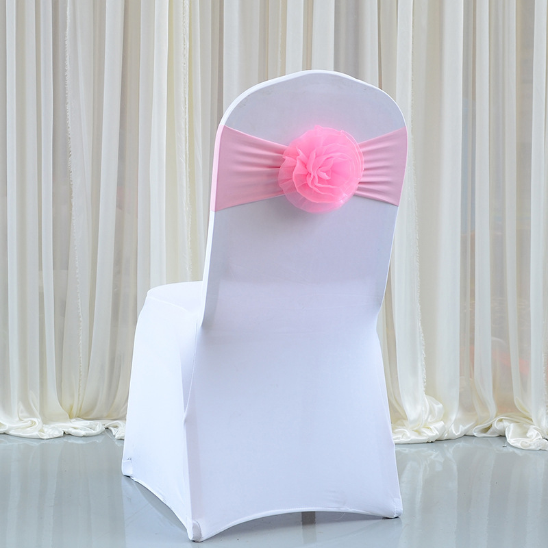 10/20pc 웨딩 장식 의자 새시 백 플라워와 나비  - Chair Sash Organza 리뷰 및 가격