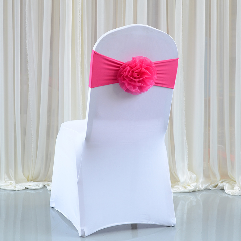 10/20pc 웨딩 장식 의자 새시 백 플라워와 나비  - Chair Sash Organza 리뷰 및 가격